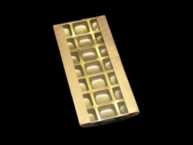 21 Cav. Golden Tray + PVC Box (Pack of 10)
