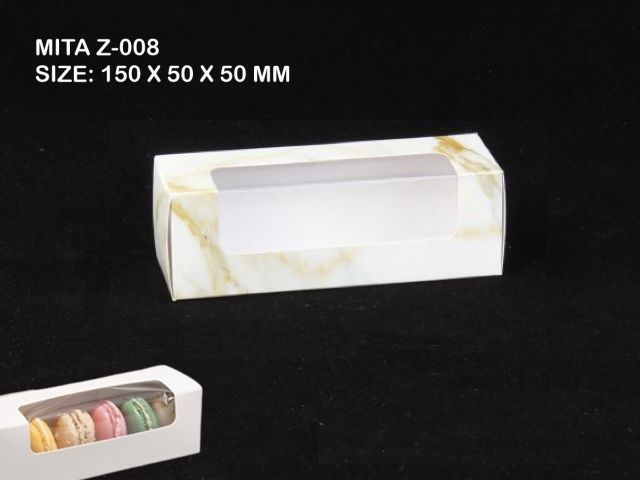 Z08 Macaron Window Box (Pack of 10)