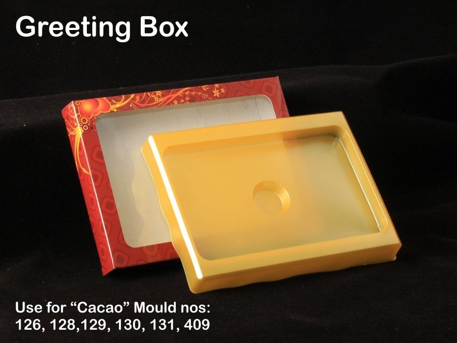 Greeting Tray 200 gms + Red Cover (Pack of 10)