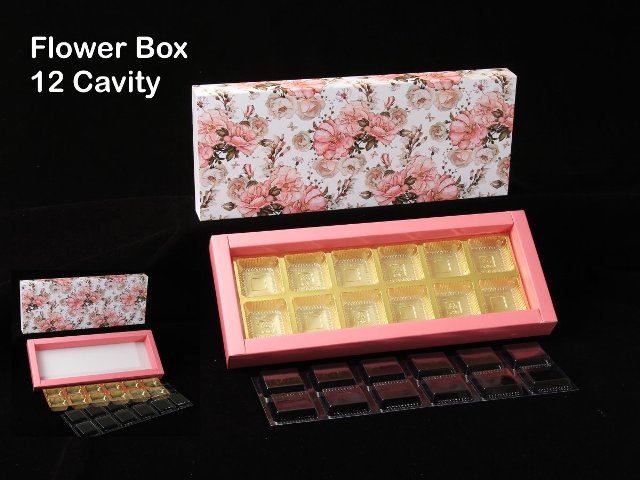 12 Cav. Flower Box O+T+C (Pack of 10)