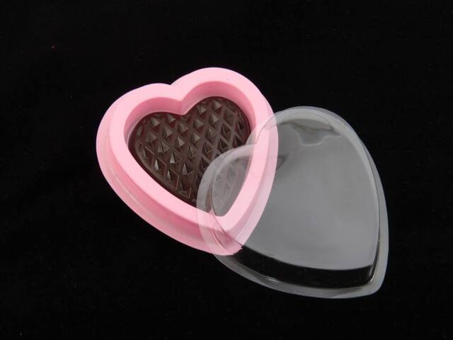 Pink Heart Box + Cover (Pack of 50)