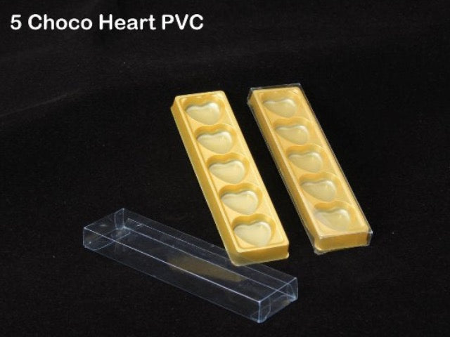 5 Cav. Choco Heart PVC T+C (Pack of 10)