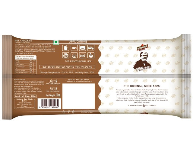 VHP Milk Chocolate 35.6% Cocoa (1 KG)