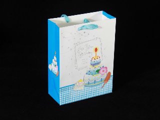 Blue Birthday Paper Bag (Pack of 10)