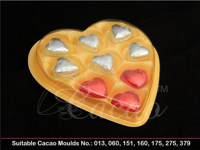 9 Cav. Heart Yellow Box + Cover (Pack of 10)