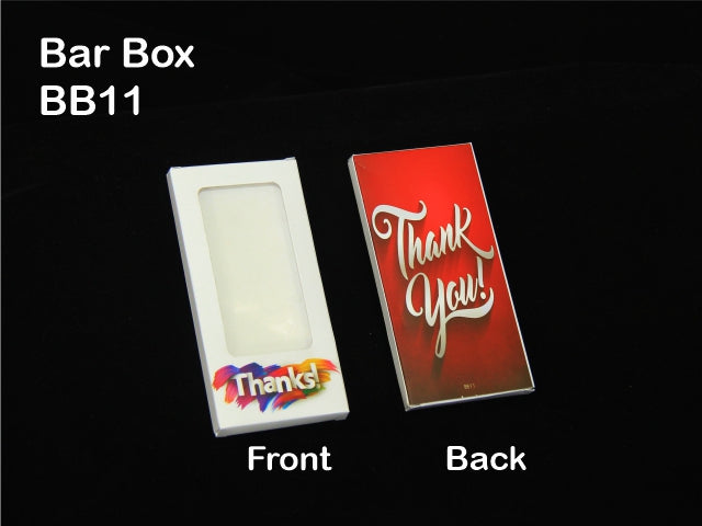 BB11 Thank You Bar Box (Pack of 10)