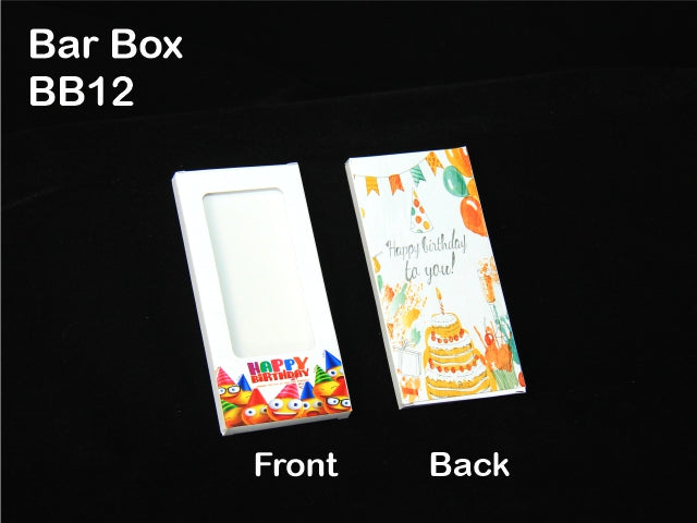 BB12 Birthday Bar Box (Pack of 10)