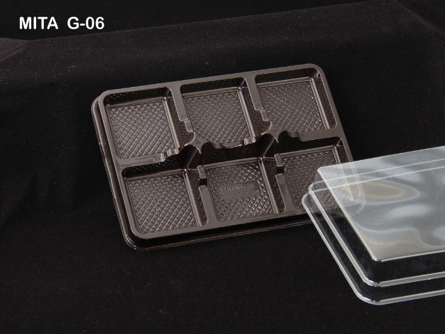 G06 6-Cavity Tray + Lid (Pack of 10)
