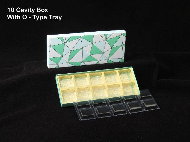 10 Cav. Green Occasion Box O+T+C (Pack of 10)