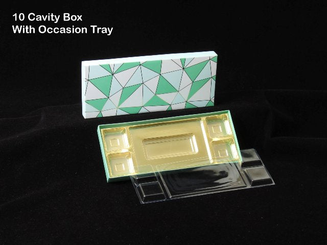 Green Small Occasion Box O+T+C (Pack of 10)